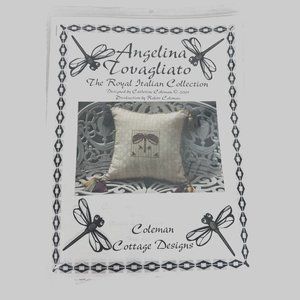 Angelina Tovagliato Dragonfly Pillow Kit The Royal Italian Collection Coleman